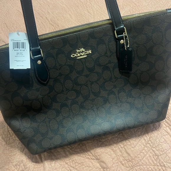 Coach Zip Top Tote - Picture 5 of 7